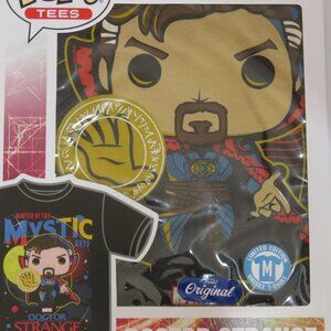 Funko Pop Dr. Strange T-Shirt New Black Mens Medium